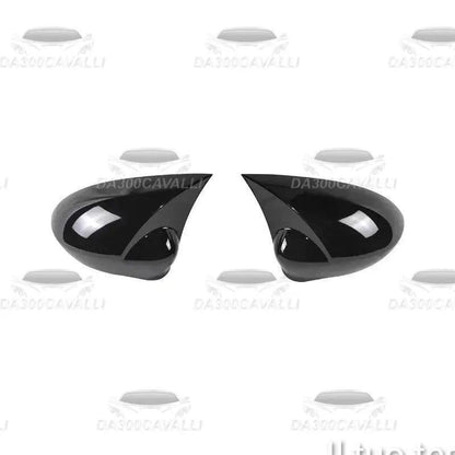 Coppia cover calotte specchietti nere Fiat 500 2007-2021 Da300Cavalli tuning auto