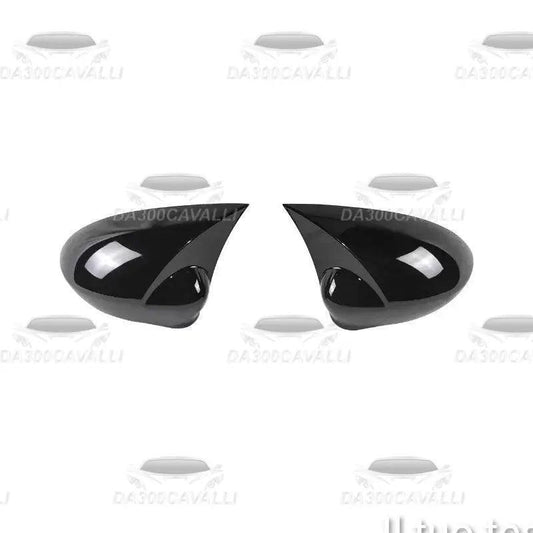 Coppia cover calotte specchietti nere Fiat 500 2007-2021 Da300Cavalli tuning auto
