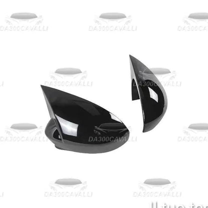 Calotte specchietti nere per Fiat 500 2007-2021 da300cavalli, accessori tuning auto