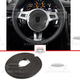 Cover Centro Volante Fibra Di Carbonio Porsche 911 Panamera Cayenne Boxster