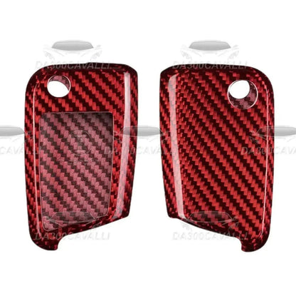 Cover Chiavi In Fibra Di Carbonio Seat Ibiza Leon Fr 2 Skoda Octavia — Da300Cavalli — foto 3