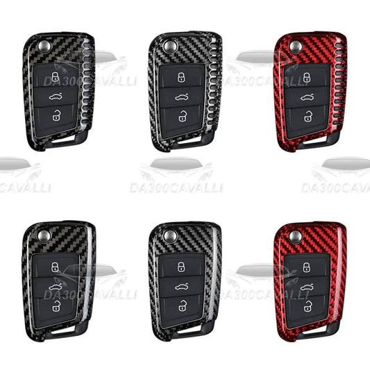 Cover Chiavi In Fibra Di Carbonio Seat Ibiza Leon Fr 2 Skoda Octavia - Da300Cavalli