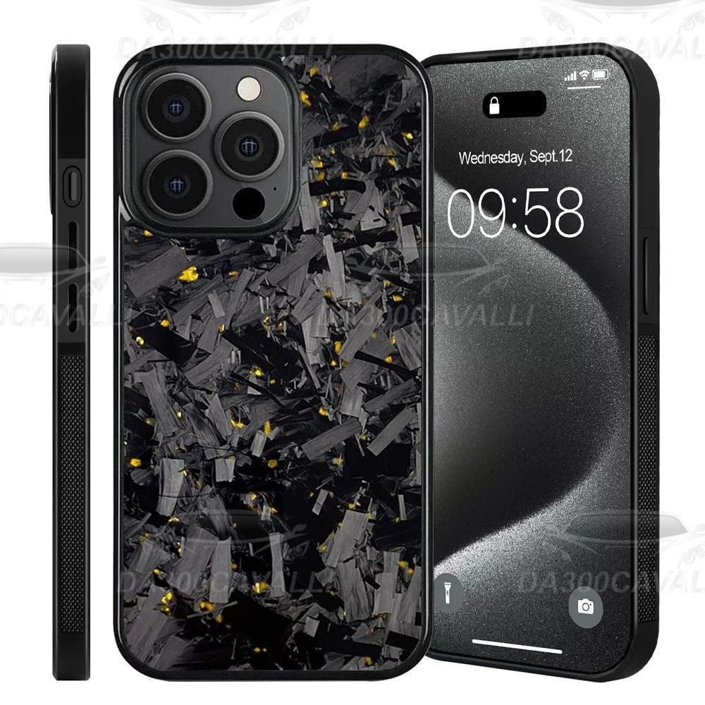 Cover IPhone In Fibra Di Carbonio Forgiato - Da300Cavalli