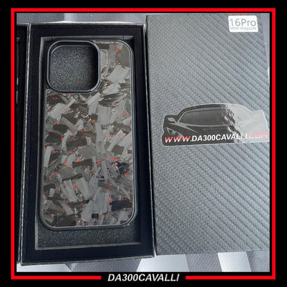 Cover IPhone In Fibra Di Carbonio Forgiato - Da300Cavalli