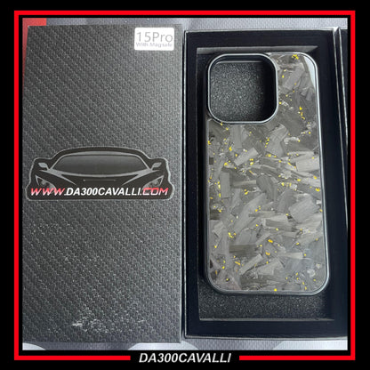 Cover IPhone In Fibra Di Carbonio Forgiato - Da300Cavalli