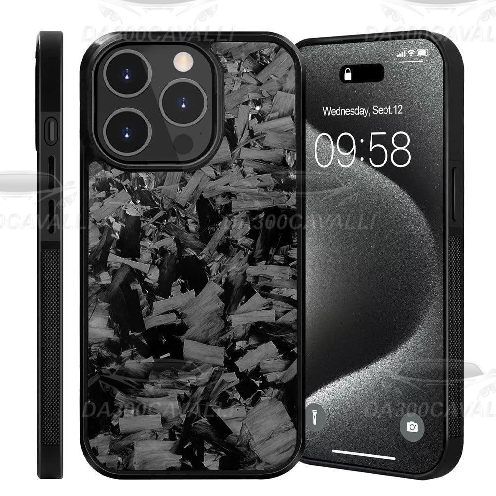 Cover IPhone In Fibra Di Carbonio Forgiato - Da300Cavalli
