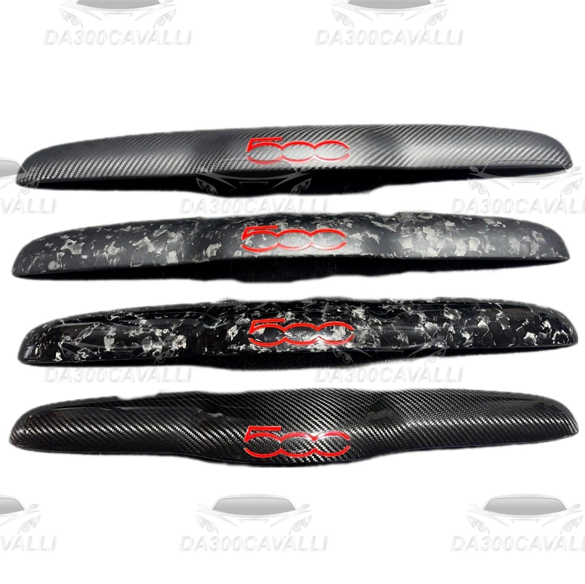 Cover Maniglie Fibra Di Carbonio Fiat 500 595 695 Abarth - Da300Cavalli