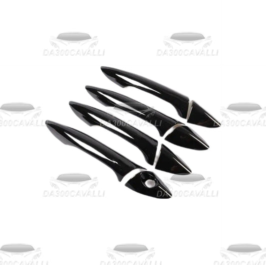 Set maniglie auto nere Hyundai i30 2012-2015, accessorio tuning Da300Cavalli