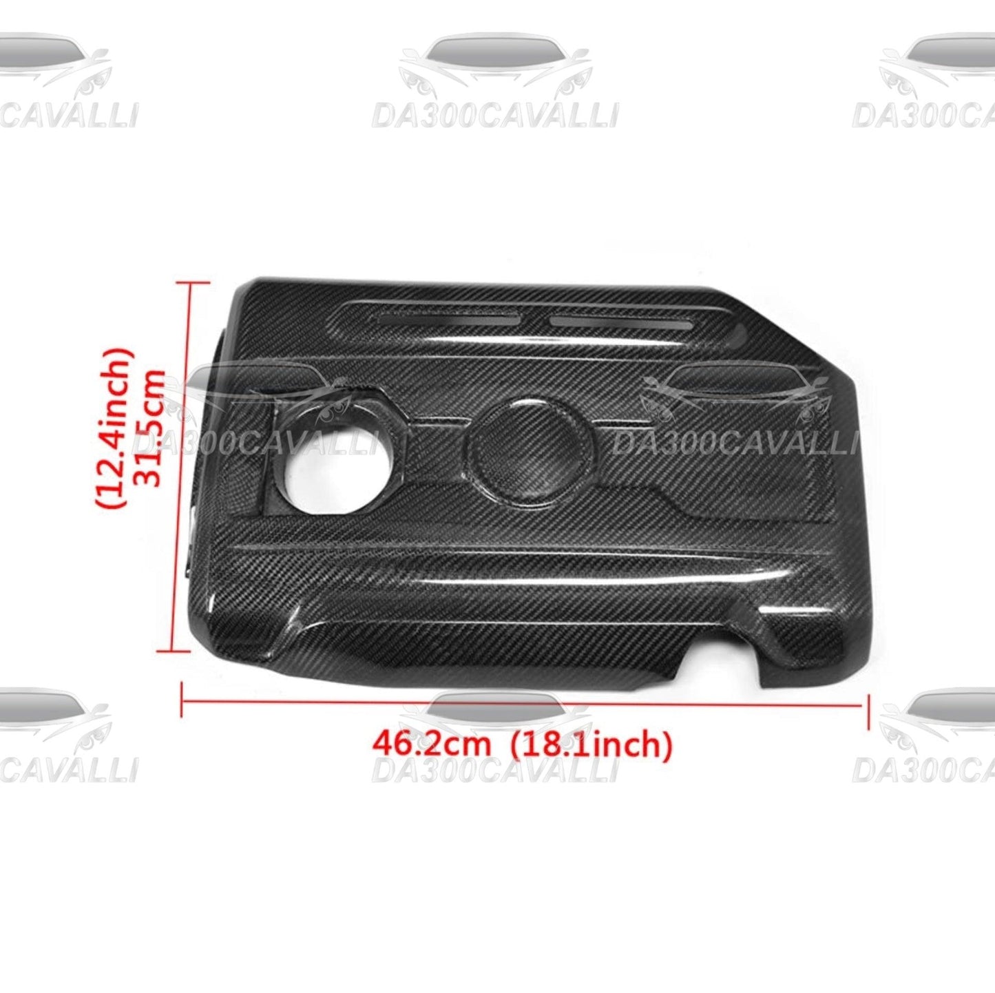 Cover Motore Volkswagen Golf 6 Scirocco Fibra Di Carbonio - Da300Cavalli
