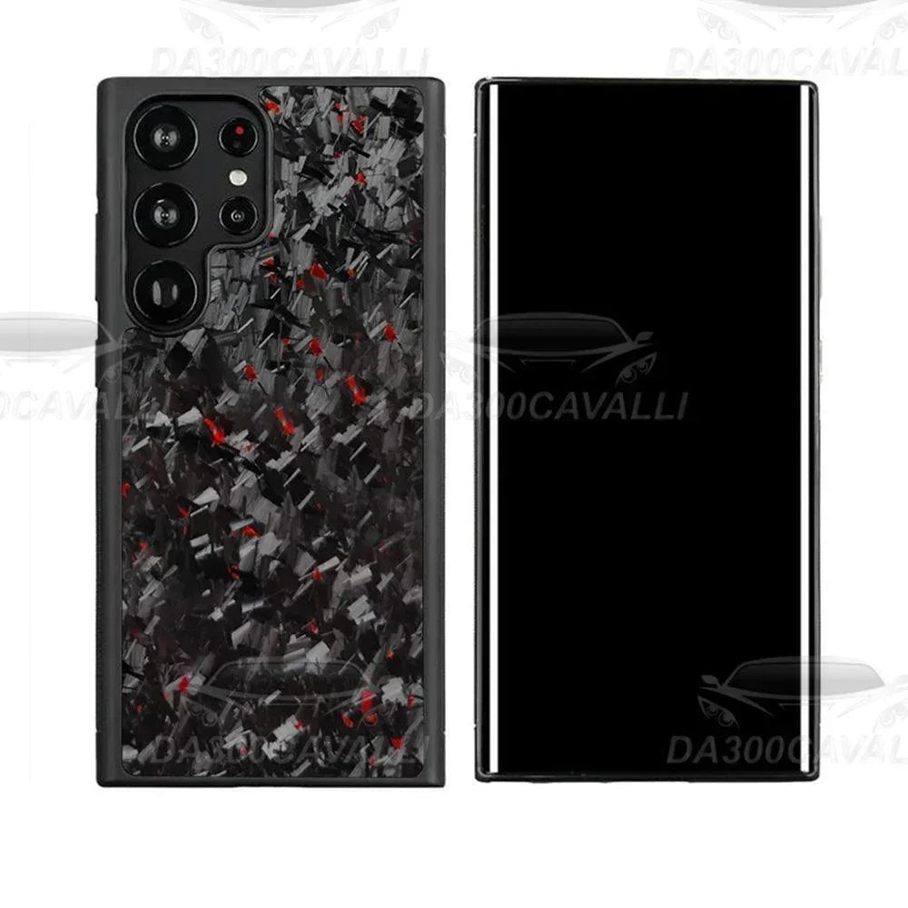 Cover Samsung Galaxy In Fibra Di Carbonio Forgiato — Da300Cavalli