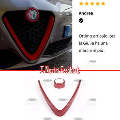 Cover Scudo Anteriore "V" Alfa Romeo Giulia e Stelvio (2017-2023) - Da300Cavalli