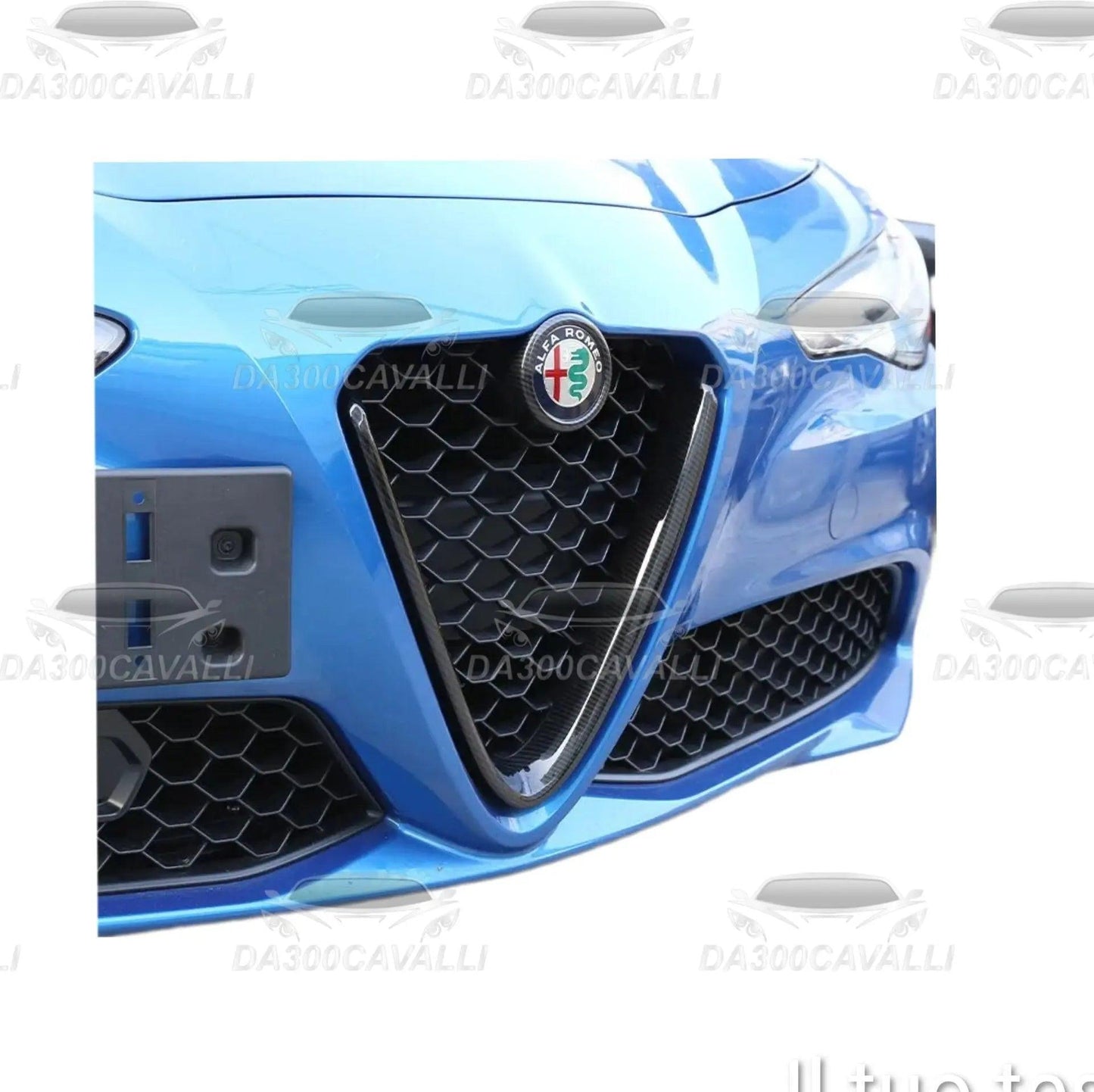 Cover Scudo Anteriore "V" Alfa Romeo Giulia e Stelvio (2017-2023) - Da300Cavalli