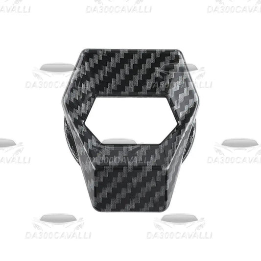Cover start and stop in carbonio per auto, accessorio tuning Da300Cavalli