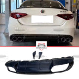 Diffusore Alfa Romeo Giulia (2017-2020) In Fibra Di Carbonio
