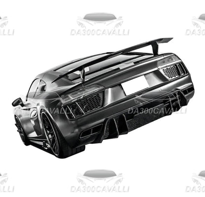 Diffusore Audi R8 (2016-2018) Fibra Di Carbonio - Da300Cavalli