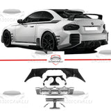Diffusore BMW M2 G87 Fibra Di Carbonio