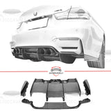 Diffusore BMW M3 F80 M4 F82 Fibra Di Carbonio