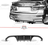Diffusore BMW M3 M4 F80 F82 Fibra Di Carbonio