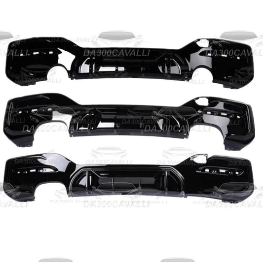 Diffusore posteriore nero per BMW Serie 1 F20 F21 2015-2019, tuning auto Da300Cavalli.