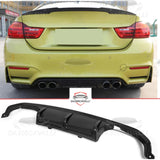 Diffusore BMW Serie 3 4 F80 F82 F83 Fibra Di Carbonio