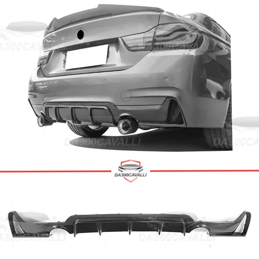 Diffusore BMW Serie 4 F32 Fibra Di Carbonio — Da300Cavalli