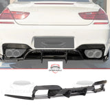 Diffusore BMW Serie 6 F06 F12 F13 Fibra Di Carbonio