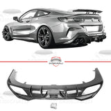 Diffusore BMW Serie 8 M8 G14 G15 G16 Fibra Di Carbonio