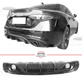 Diffusore Con Terminali Di Scarico Alfa Romeo Giulia Sedan Fibra Di Carbonio (2016-2019)