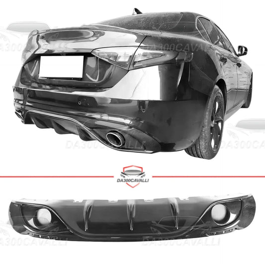 diffusore-con-terminali-di-scarico-alfa-romeo-giulia-sedan-fibra-di-carbonio-2016-2019-da300cavalli-1 - Da300Cavalli