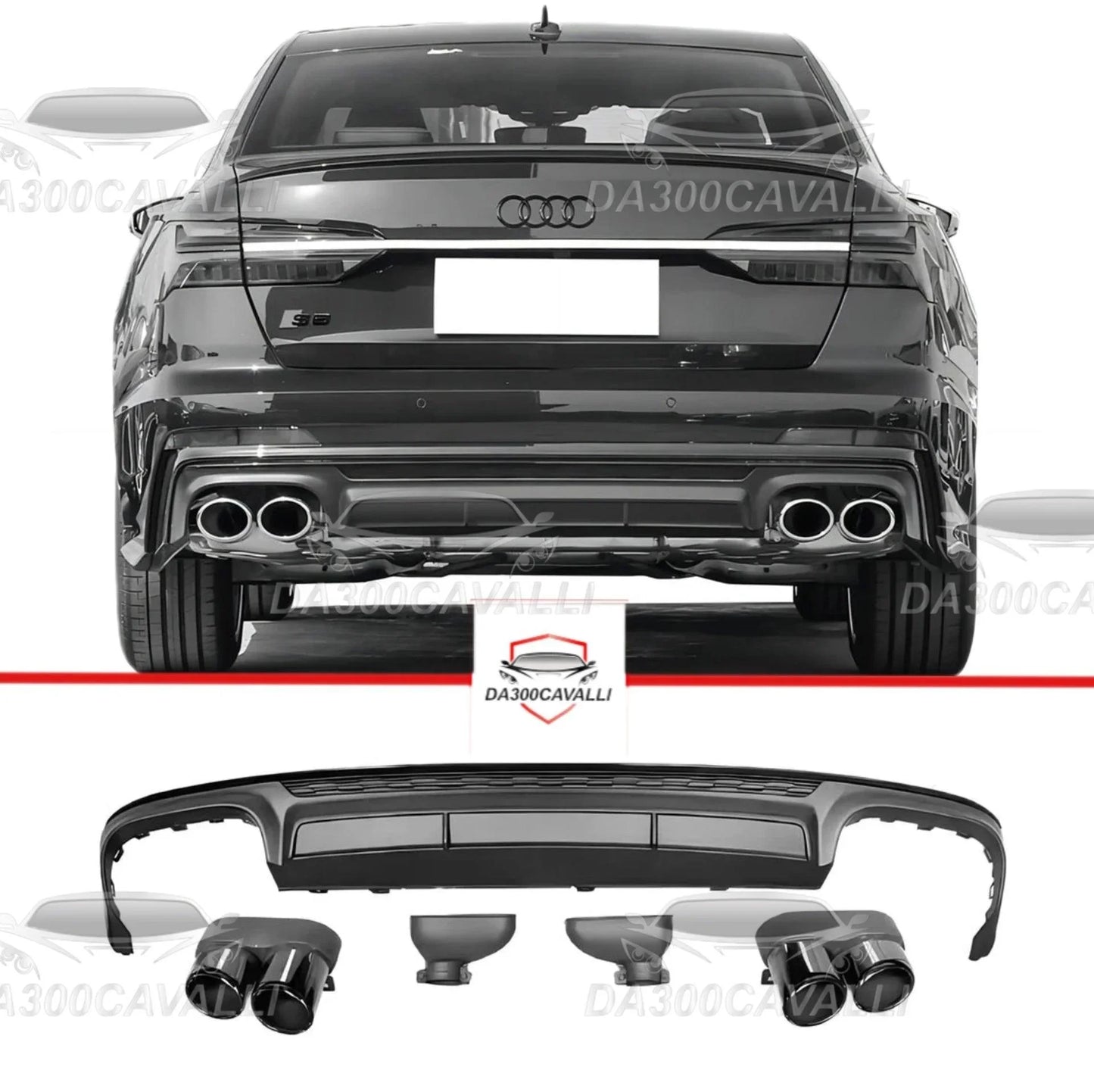 diffusore-con-terminali-di-scarico-audi-a6-2019-2023-da300cavalli-1 - Da300Cavalli