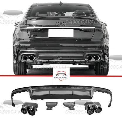 Diffusore Con Terminali Di Scarico Audi A6 (2019-2023) - Da300Cavalli
