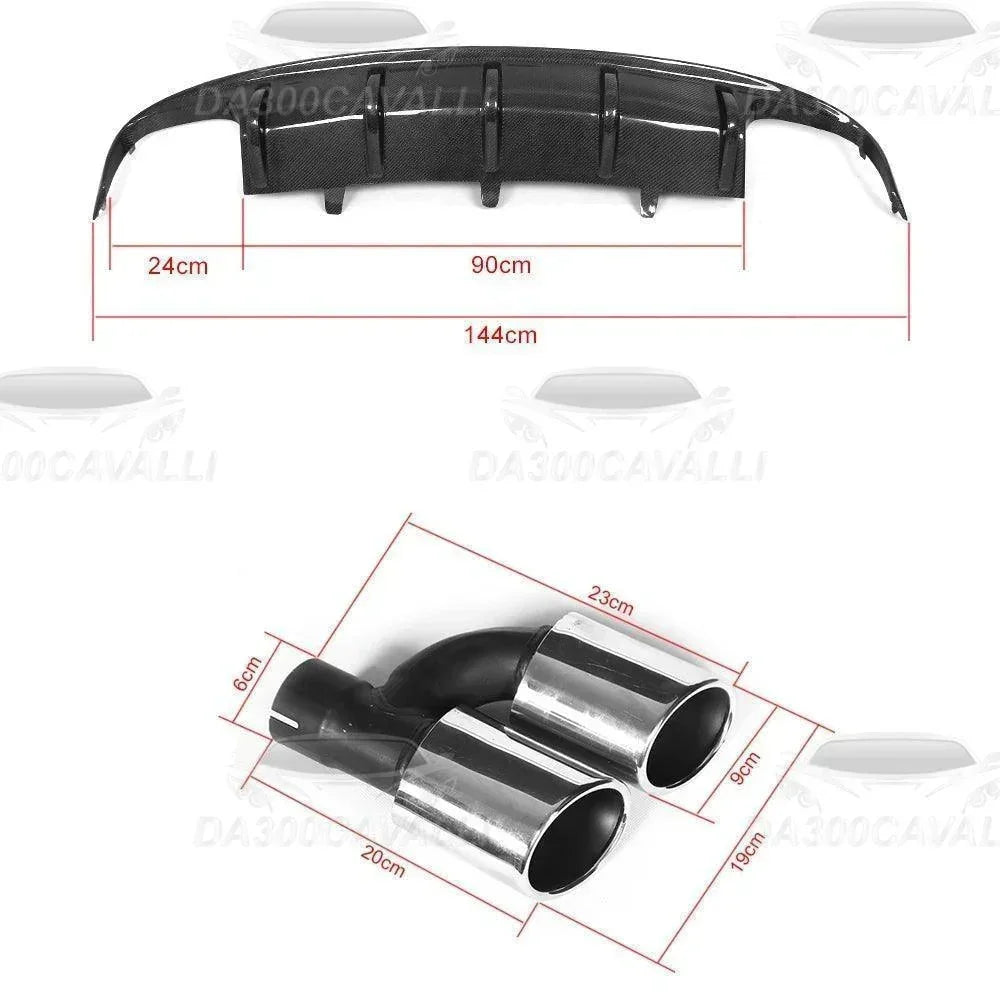 diffusore-con-terminali-di-scarico-audi-a7-2012-2015-fibra-di-carbonio-da300cavalli-3 - Da300Cavalli