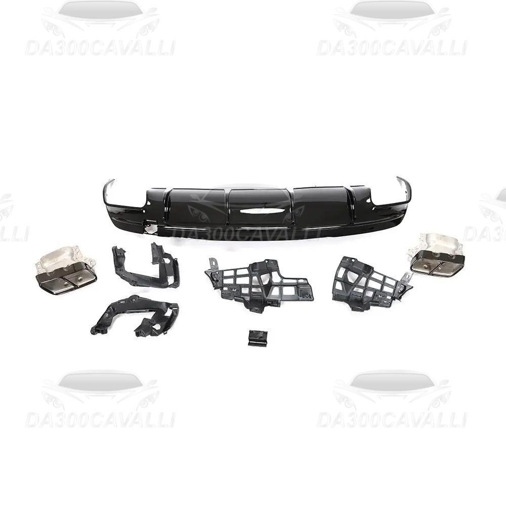 Diffusore Con Terminali Di Scarico Mercedes CLA W117 Fibra Di Carbonio - Da300Cavalli