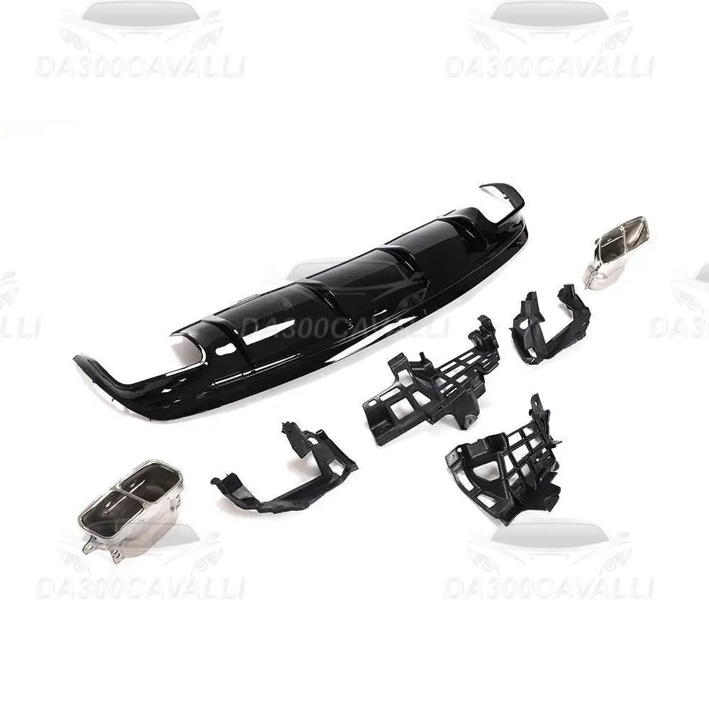 Diffusore Con Terminali Di Scarico Mercedes CLA W117 Fibra Di Carbonio - Da300Cavalli