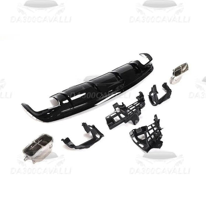 Diffusore Con Terminali Di Scarico Mercedes CLA W117 Fibra Di Carbonio - Da300Cavalli