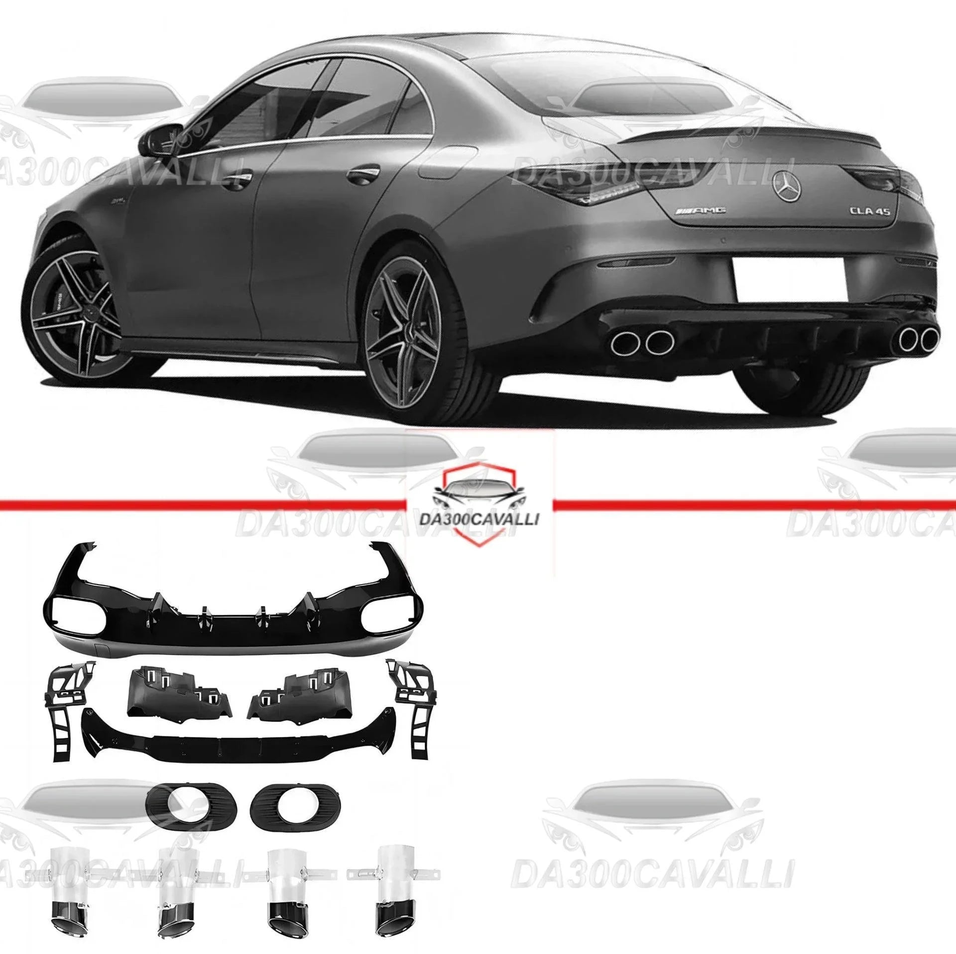 diffusore-con-terminali-di-scarico-mercedes-cla180-cla200-cla220-cla250-w118-stile-cla35-cla45-da300cavalli-1 - Da300Cavalli