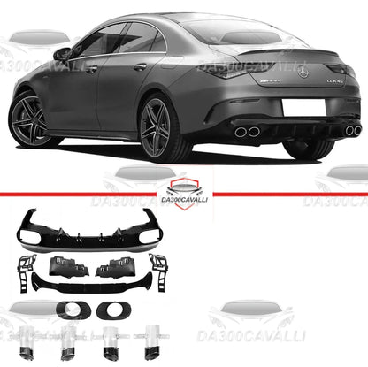 diffusore-con-terminali-di-scarico-mercedes-cla180-cla200-cla220-cla250-w118-stile-cla35-cla45-da300cavalli-1 - Da300Cavalli