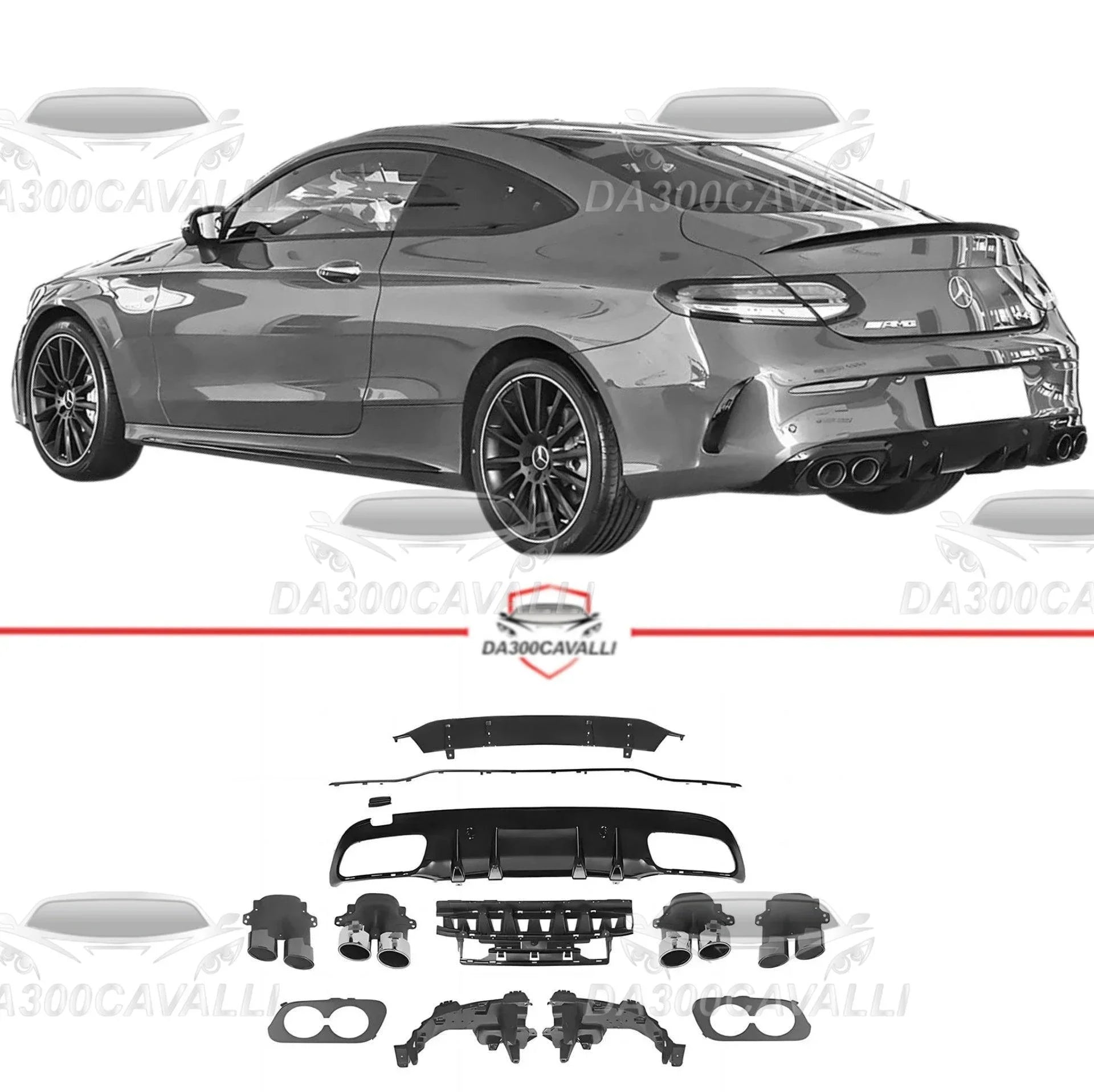 diffusore-con-terminali-di-scarico-mercedes-classe-c180-c200-c300-c350-w205-da300cavalli-1 - Da300Cavalli