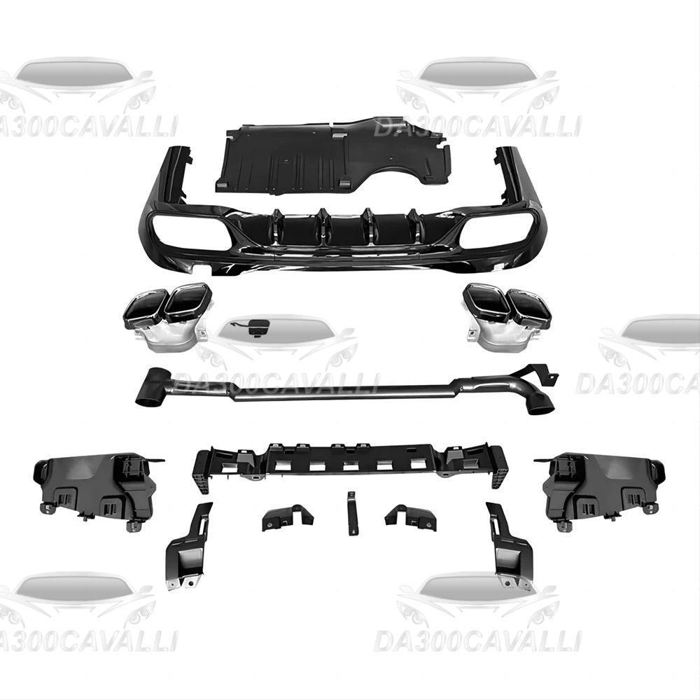 Diffusore Con Terminali Di Scarico Mercedes Classe C180 C200 C300 C350 W206 - Da300Cavalli