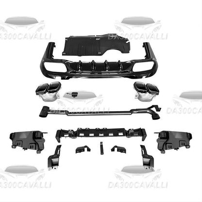Diffusore Con Terminali Di Scarico Mercedes Classe C180 C200 C300 C350 W206 - Da300Cavalli