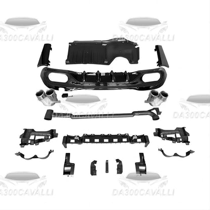 Diffusore Con Terminali Di Scarico Mercedes Classe C180 C200 C300 C350 W206 - Da300Cavalli