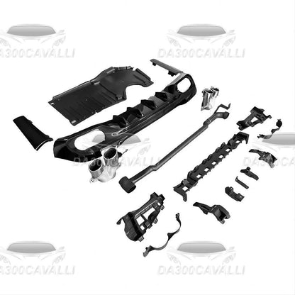 Diffusore Con Terminali Di Scarico Mercedes Classe C180 C200 C300 C350 W206 - Da300Cavalli