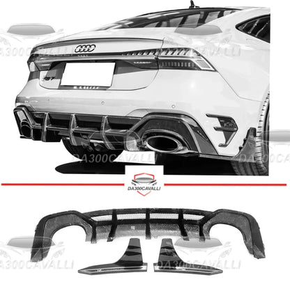 diffusore-e-appendici-aerodinamiche-audi-rs7-sportback-fibra-di-carbonio-2019-2021-da300cavalli-1 - Da300Cavalli