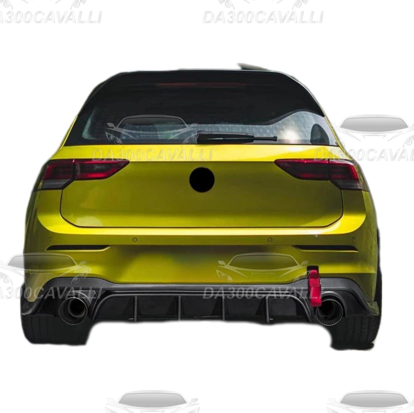 Diffusore Fibra Di Carbonio Golf 8 (2021 2022 2023) - Da300Cavalli