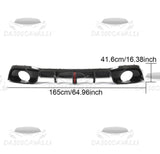 Diffusore Fibra Di Carbonio Golf 8 R Gti (2021-2023)