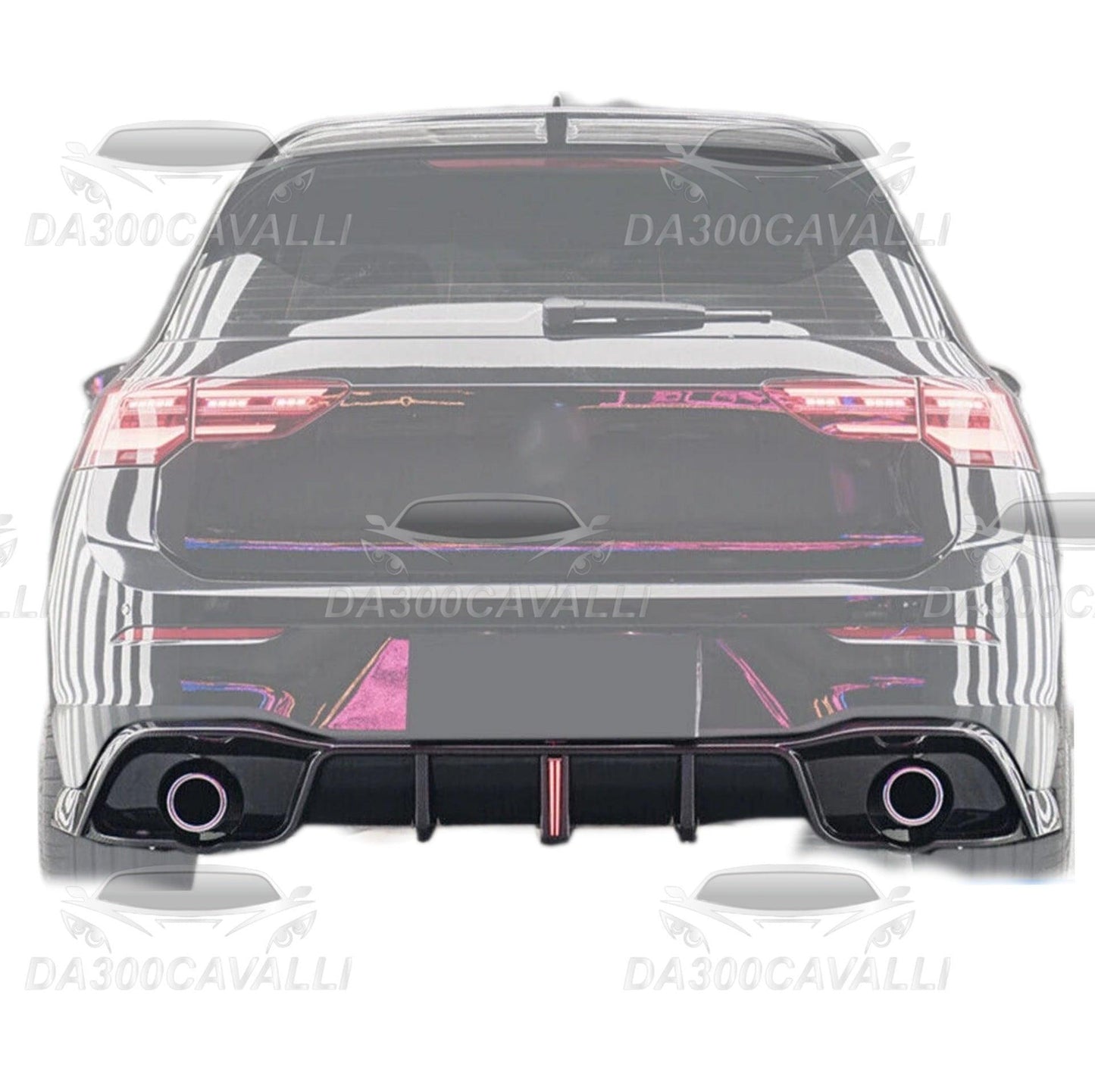 Diffusore Fibra Di Carbonio Golf 8 R Gti (2021-2023) - Da300Cavalli