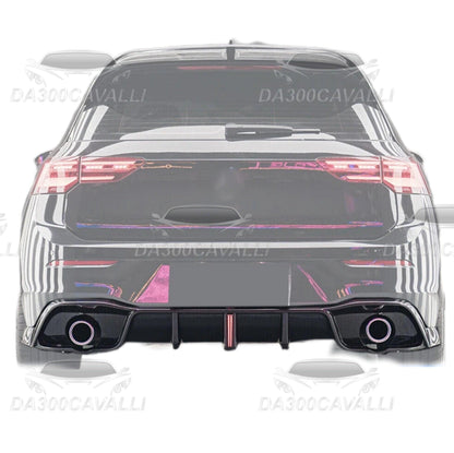 Diffusore Fibra Di Carbonio Golf 8 R Gti (2021-2023) - Da300Cavalli
