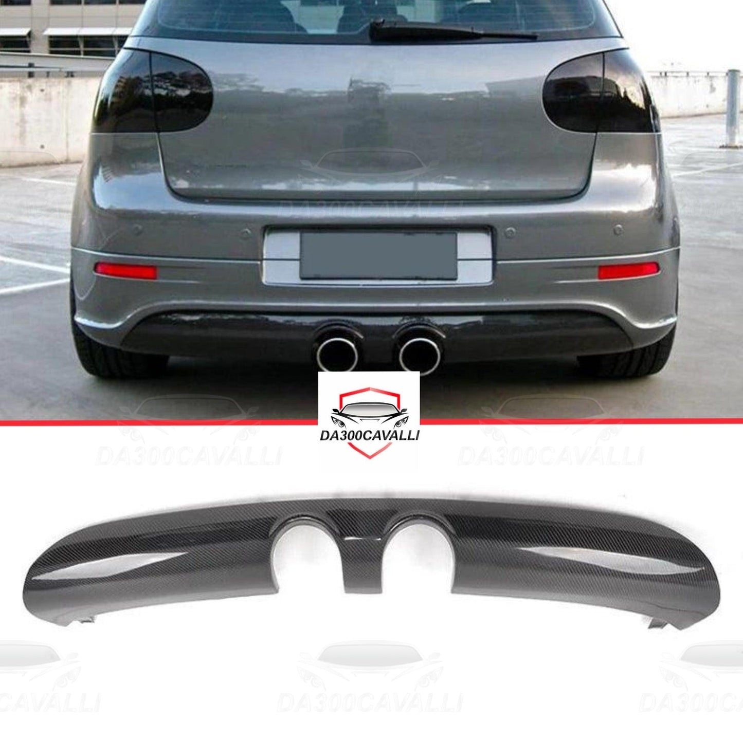 Diffusore Golf 6 R32 (2005-2007) Fibra Di Carbonio - Da300Cavalli