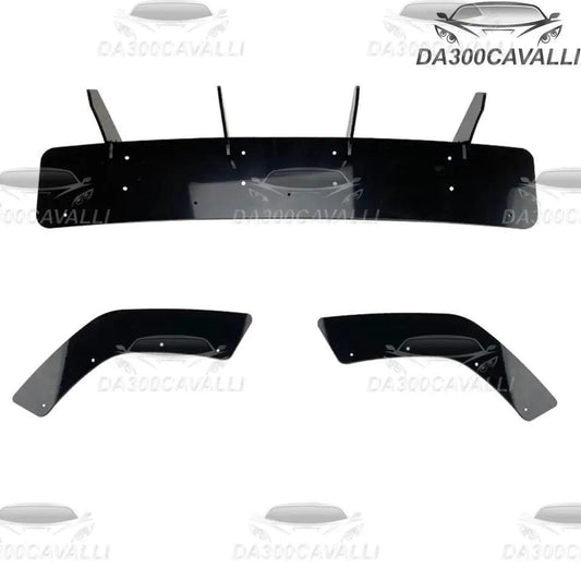 Diffusore Hyundai i30N 2020-2022 in plastica nera, accessori tuning Da300Cavalli