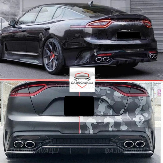 Diffusore Kia Stinger Gt Ex Hatchback (2018-2022) Fibra Di Carbonio — Da300Cavalli